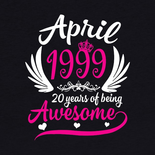 April 1999 20 years of being awesome tee shirt for men women by craiglimu